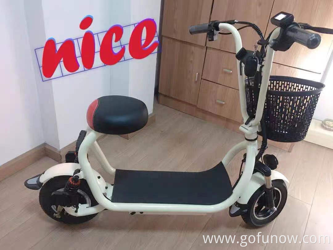 EB-10 e bike with busket and phone holder
